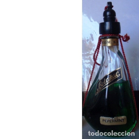 Botellas antiguas: Botell&iacute;n Pepermint Bota&ntilde;ac. - Foto 1