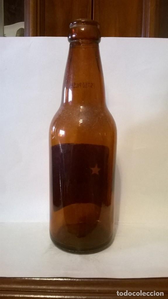 Botellas antiguas: Botella cerveza damm 1/3 - Foto 2