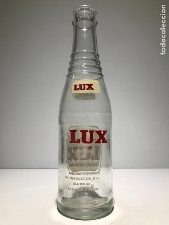 Botellas antiguas: BOTELLA ANTIGUA DE REFRECOS LUX, - Foto 4