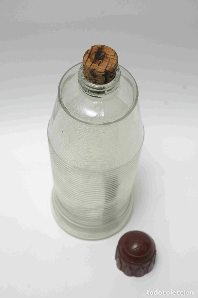 Botellas antiguas: BOTELLA DE TINTA WATERMAN S - Foto 5