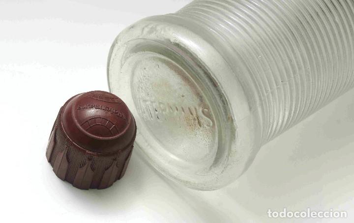 Botellas antiguas: BOTELLA DE TINTA WATERMAN S - Foto 7