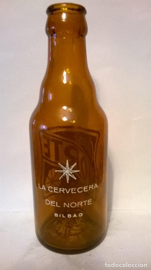 Botellas antiguas: Botella cerveza norte 1/5 - Foto 2