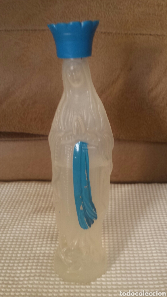Botellas antiguas: Botella agua Virgen de Lurdes - Foto 1