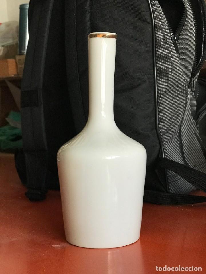 Botellas antiguas: Antigua Jarra botella de cristal blanco opaco para brandy, Brandy Napoleon.