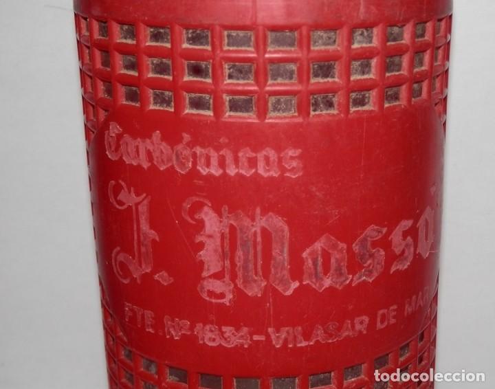 Botellas antiguas: SIFON DE LA MARCA D. MASS&Oacute; - Foto 2