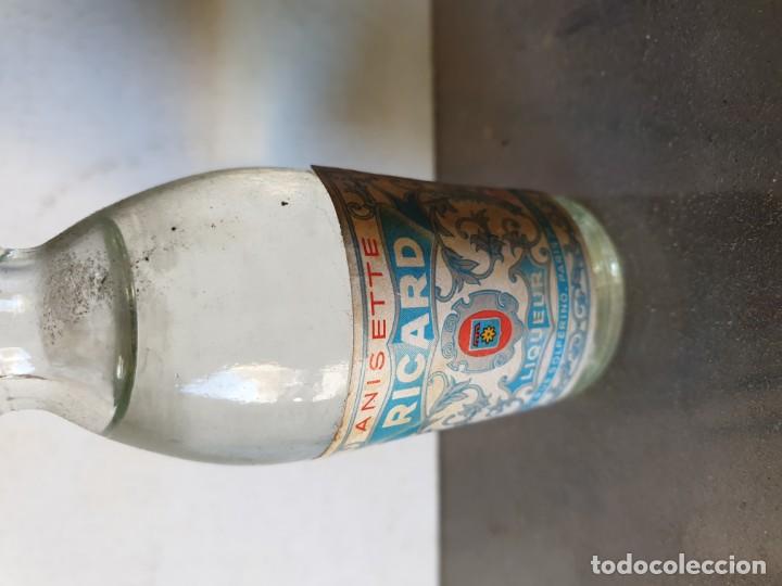 Botellas antiguas: Mini botellin ricard - Foto 2