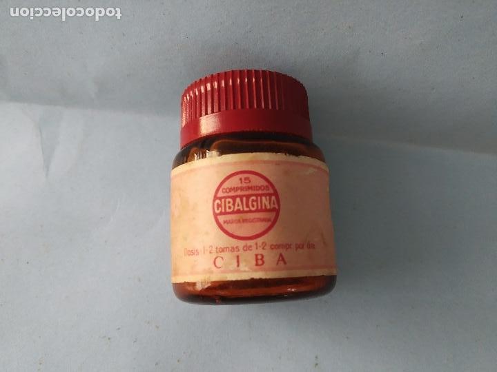 Botellas antiguas: MEDICAMENTO CIBALGINA - CIBA - Foto 4