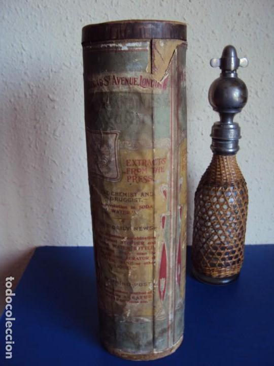 Botellas antiguas: (LI-190380)ANTIGUA BOTELLA EXTRACTORA - Foto 4