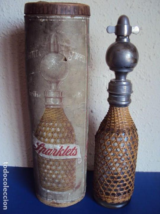 Botellas antiguas: (LI-190380)ANTIGUA BOTELLA EXTRACTORA - Foto 1