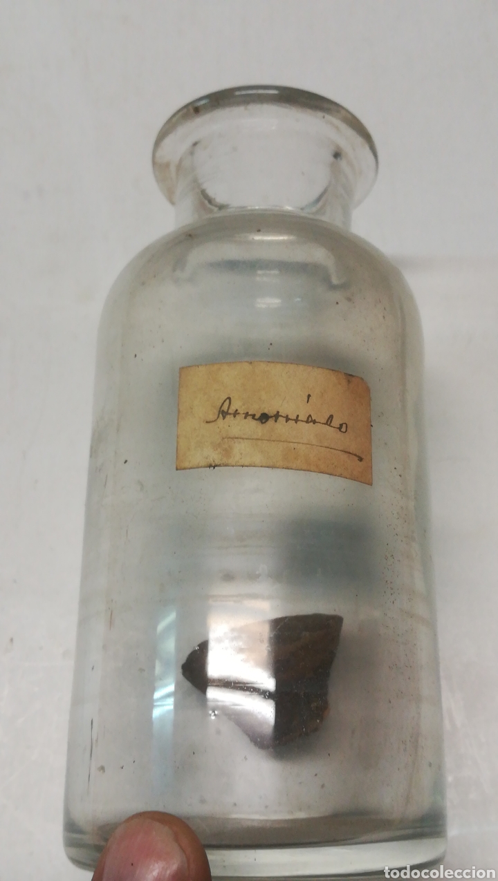Botellas antiguas: Botella amonitro? - Foto 1