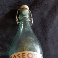 Botellas antiguas: RARA BOTELLA GASEOSA JALDO LINARES. Lote 160362678