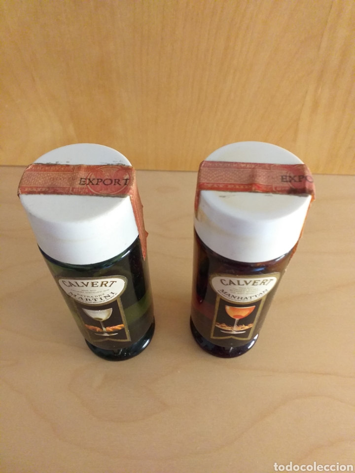 Botellas antiguas: Botellines Calvert - Foto 2