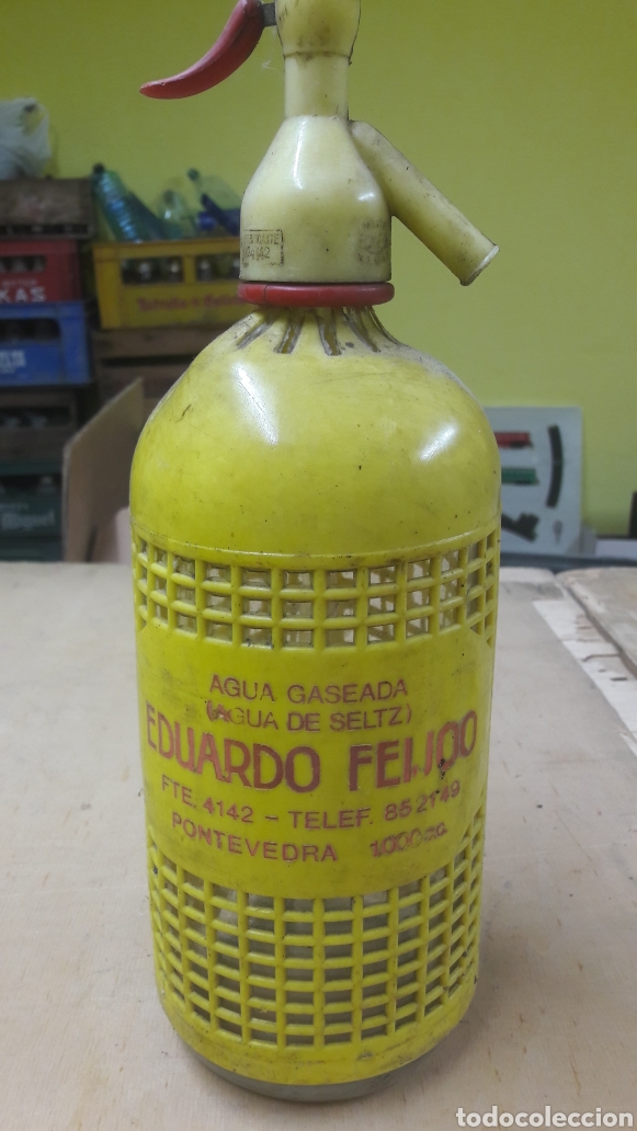 Botellas antiguas: Sif&oacute;n Eduardo Pontevedra - Foto 1