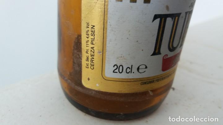Botellas antiguas: Antigua botella de cerveza de el TURIA VALENCIA - Foto 3