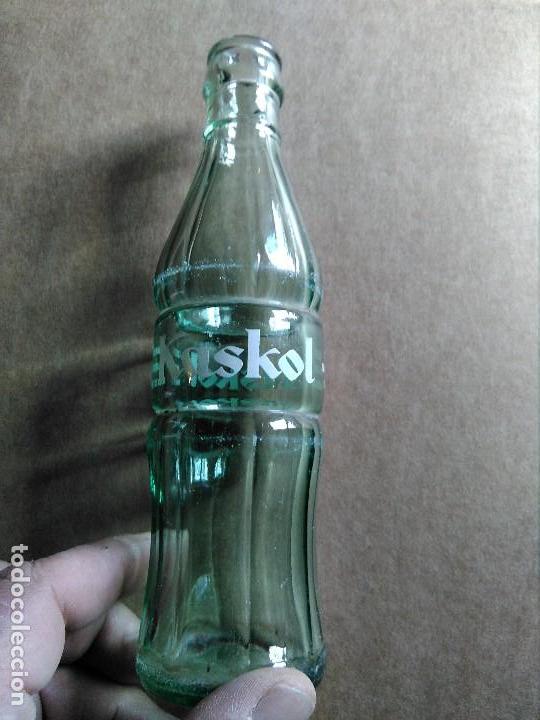 Botellas antiguas: Botella antigua serigrafiada KASKOL - Foto 2