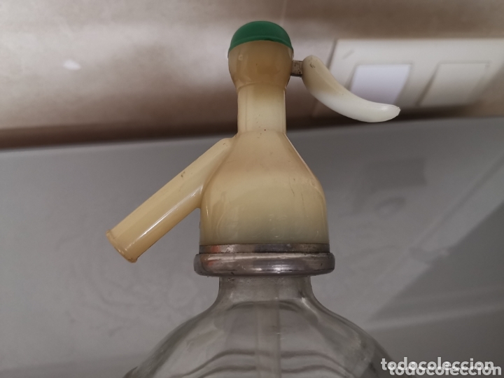 Botellas antiguas: ANTIGUA BOTELLA SIF&Oacute;N GEISER - Foto 3
