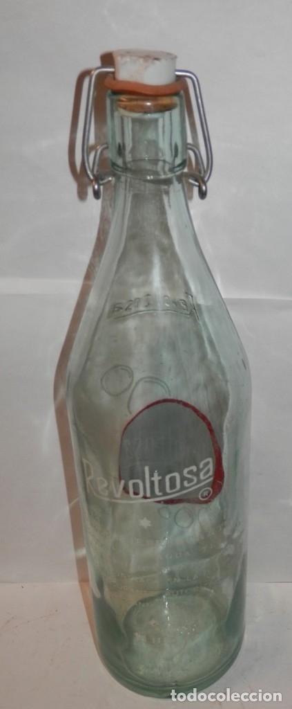 Botellas antiguas: BOTELLA ANTIGUA   REVOLTOSA - Foto 2