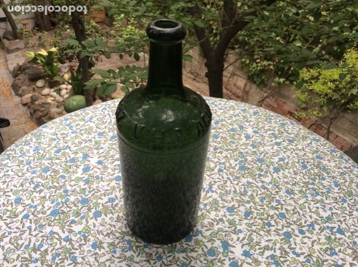 Botellas antiguas: Botella de cristal. - Foto 2