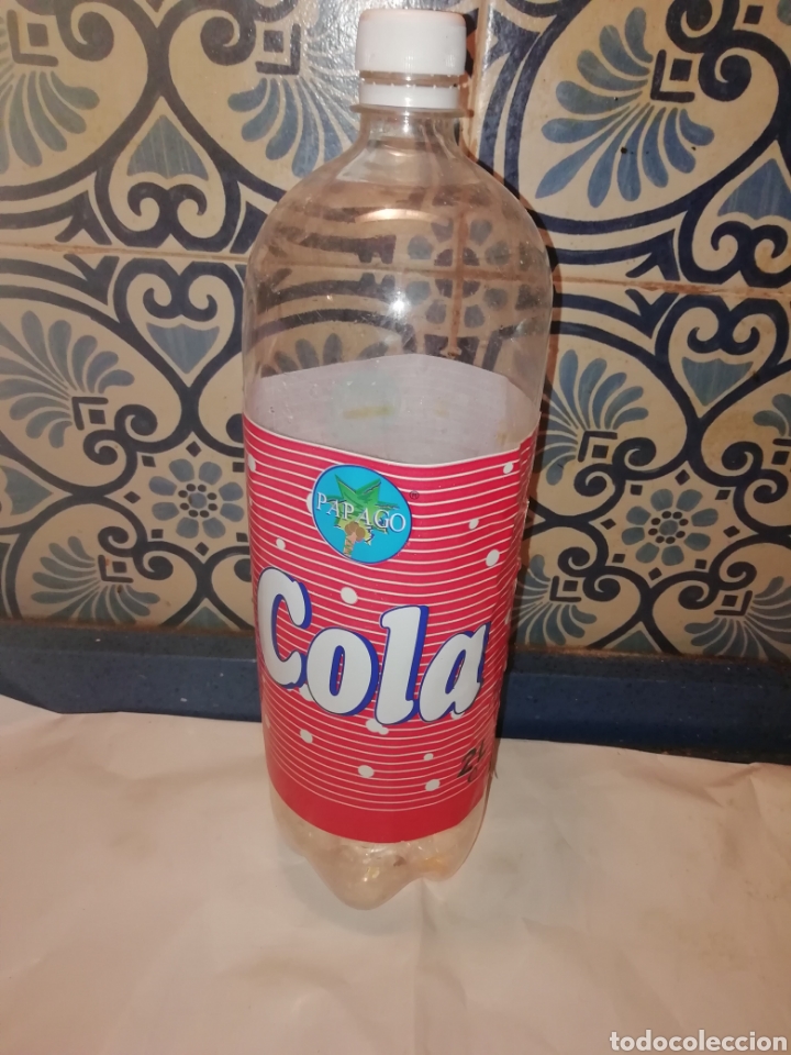 Botellas antiguas: Botella de refresco de cola papago a&ntilde;o 2000 - Foto 1
