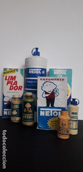 Botellas antiguas: Envases y botellas Netol - Foto 1