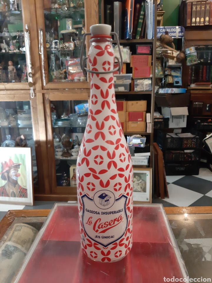 Botellas antiguas: La casera edici&oacute;n Limitada 75 cl gaseosa - Foto 1