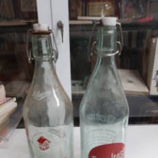 Botellas antiguas: GASEOSAS LA CASERA Y REVOLTOSA COLISEVM ANTIGÜEDADES COLECCIONISMO. Lote 176760419