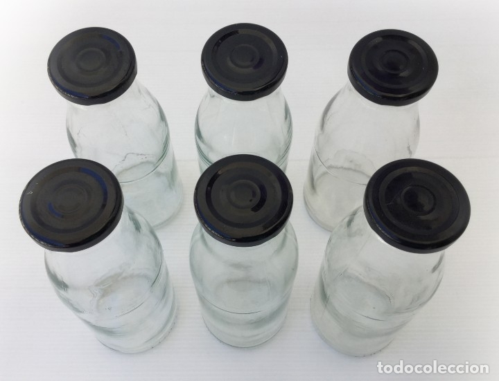 Botellas antiguas: Lote 6 botellas de vidrio 500ml - Foto 2