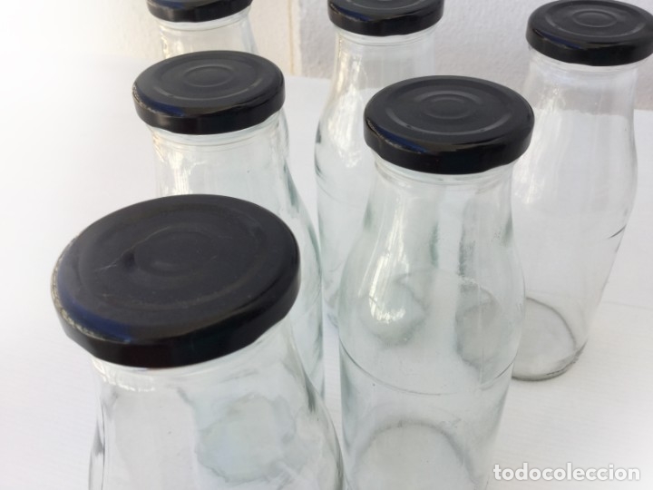 Botellas antiguas: Lote 6 botellas de vidrio 500ml - Foto 4
