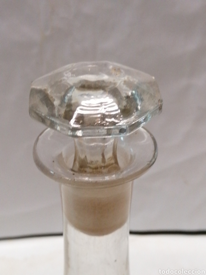 Botellas antiguas: Licorera de cristal - Foto 2