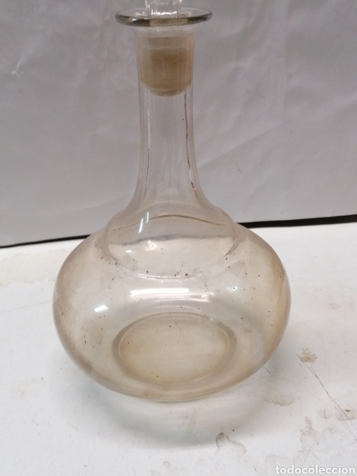 Botellas antiguas: Licorera de cristal - Foto 3