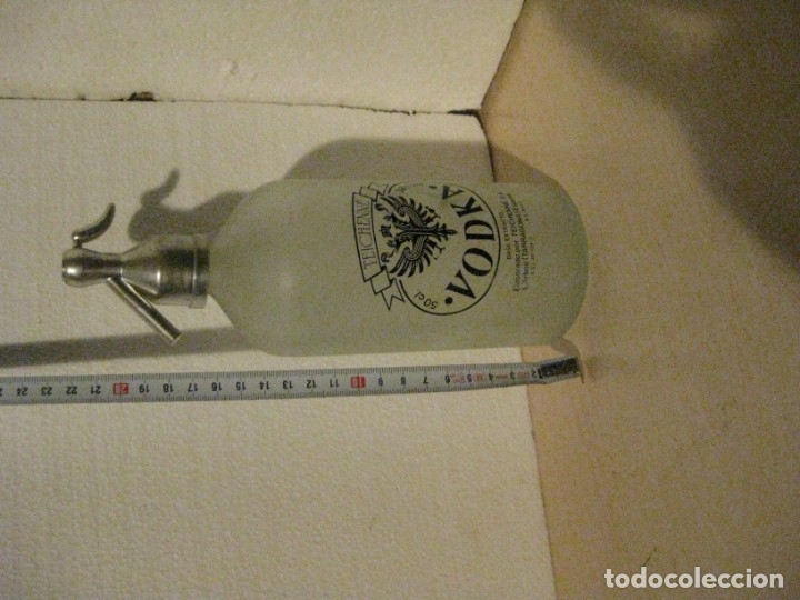 Botellas antiguas: SIFON MEDIO LITRO ** TEICHENNE -VODKA ** - Foto 2