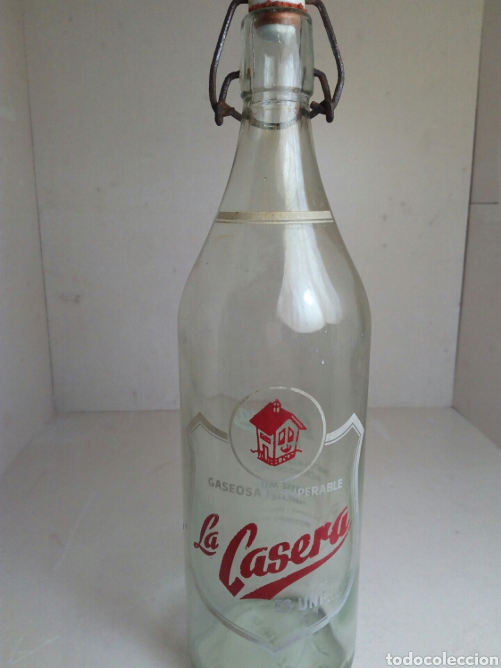 Botellas antiguas: BOTELLA GRADE DE CASERA - Foto 1