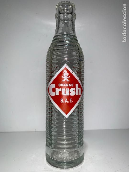 Botellas antiguas: ANTIGUA BOTELLA DE ORANGE CRUSH - Foto 1