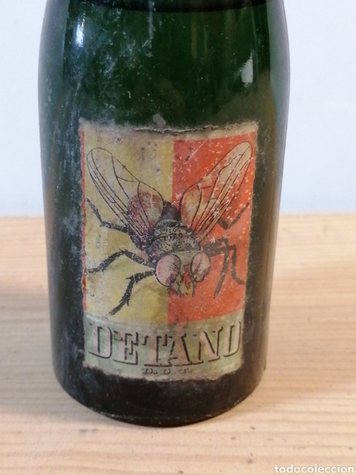 Botellas antiguas: Botella detano - Foto 2