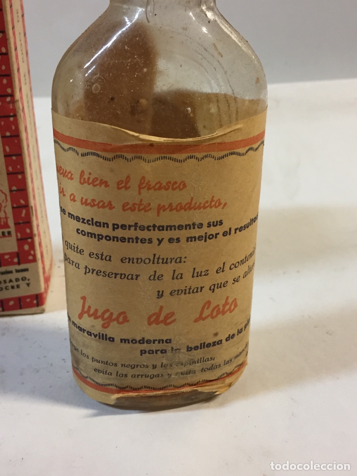 Botellas antiguas: Jugo de Loto - Foto 3