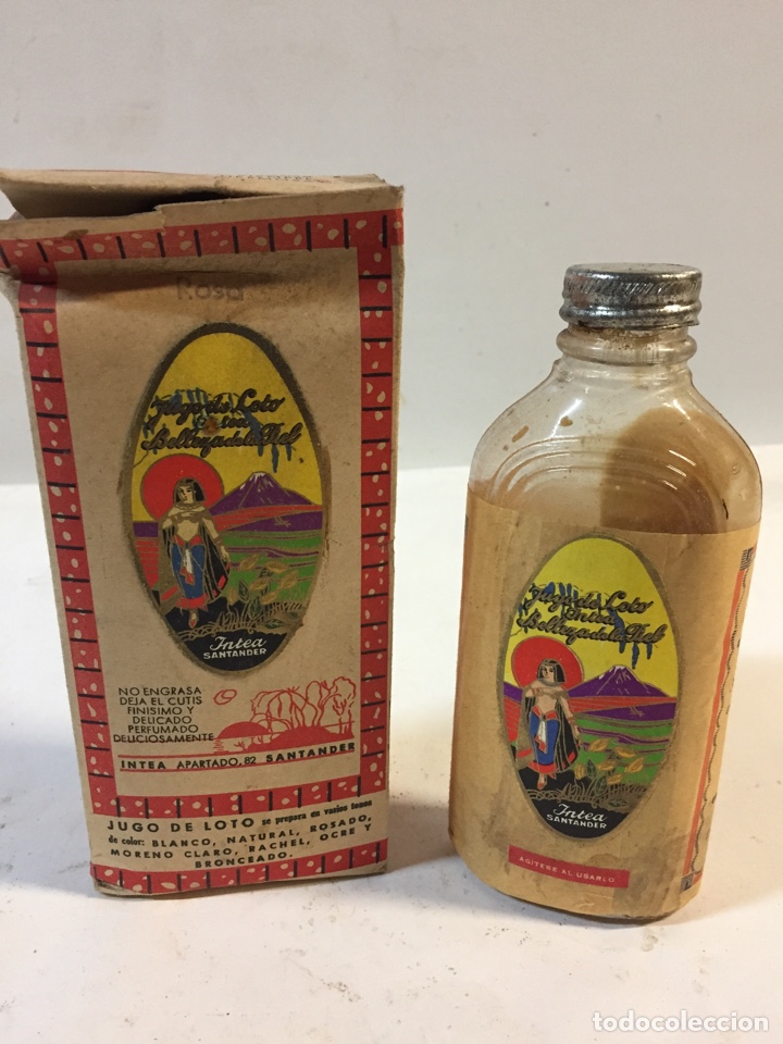 Botellas antiguas: Jugo de Loto - Foto 1