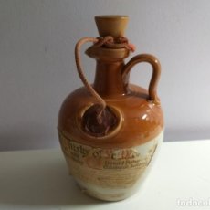 Botellas antiguas: ANTIGUA GARRAFA DE BARRO VITRIFICADO DE WHISKY.