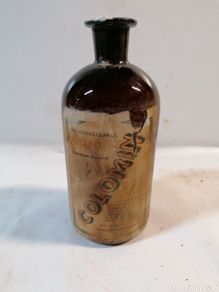 Botellas antiguas: Botella colomin - Foto 1
