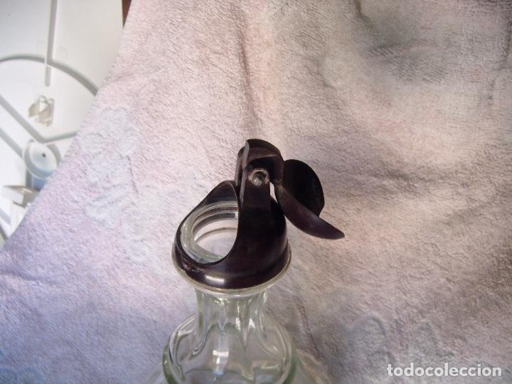 Botellas antiguas: Botella de cristal de agua de cafe - Foto 2