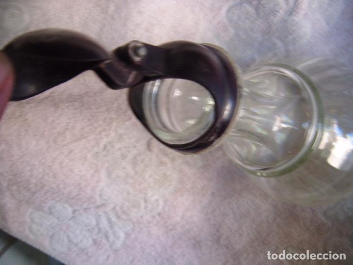 Botellas antiguas: Botella de cristal de agua de cafe - Foto 3