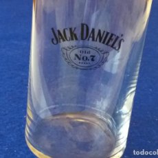 Botellas antiguas: VASO GRANDE PUBLICIDAD DE JACK DANIELS Nº 7