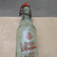 Botellas antiguas: BOTELLA GASEOSAS LA MONCADENSE - MONCADA - VALENCIA -. Lote 194505027