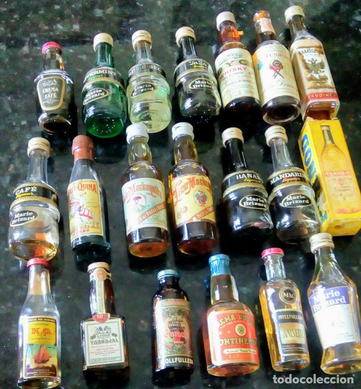 lote mini botellas alcohol - Compra venta en todocoleccion