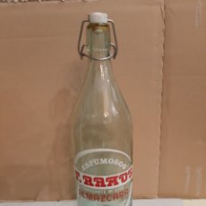 Botellas antiguas: EL BIERZO LEON GASEOSAS ESPUMOSOS F.RAMOS ALMAZCARA FABRICA 3288. Lote 196197720
