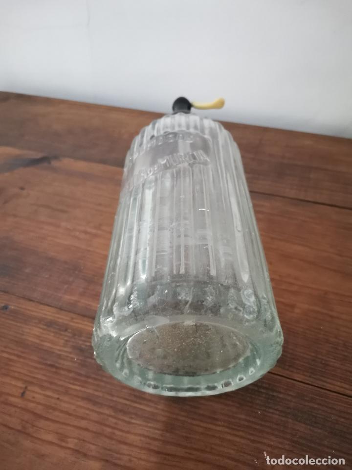 Botellas antiguas: SIF&Oacute;N ESPUMOSOS LA FLOR DE MURCIA - Foto 4