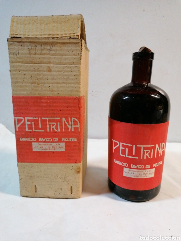 Botellas antiguas: Pelitrina - Foto 1