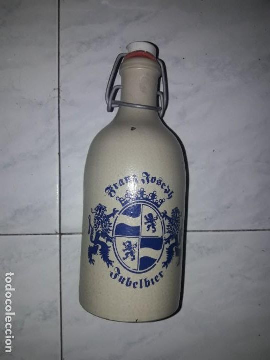 Botellas antiguas: ANTIGUA BOTELLA CER&Aacute;MICA - Foto 1