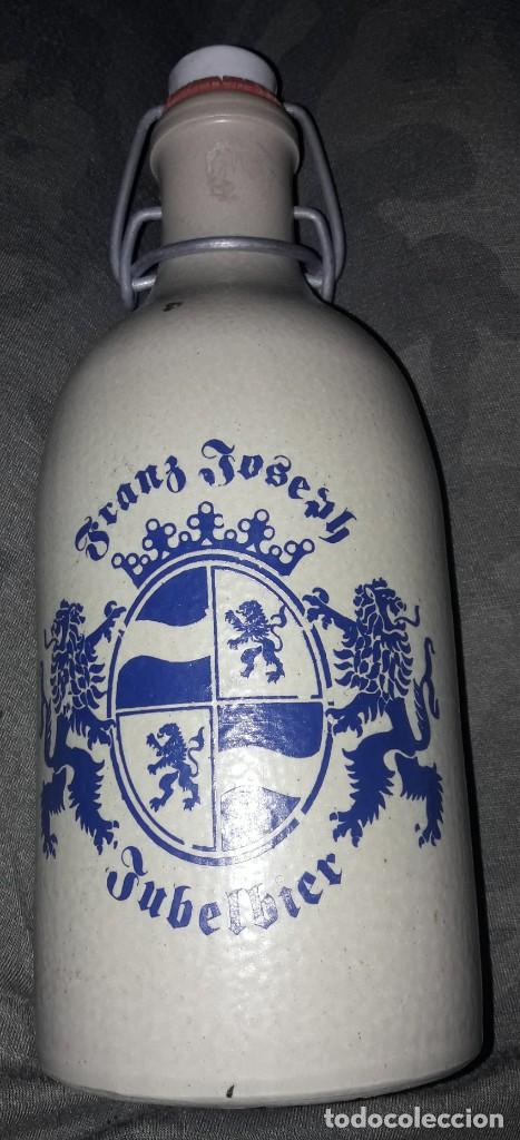 Botellas antiguas: ANTIGUA BOTELLA CER&Aacute;MICA - Foto 2