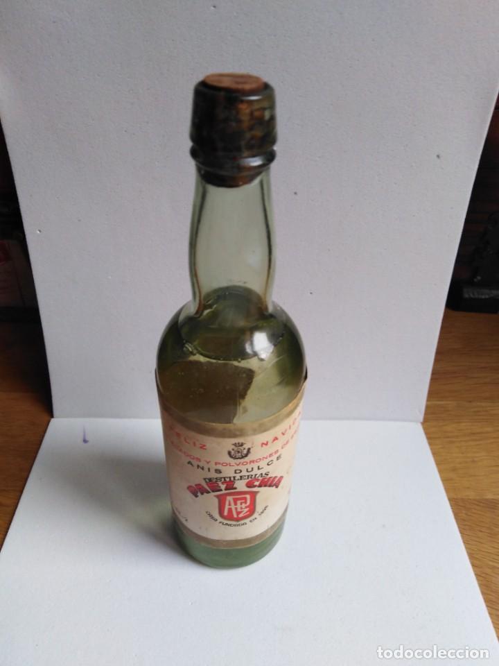 Botellas antiguas: Botella peque&ntilde;a an&iacute;s dulce - Foto 3