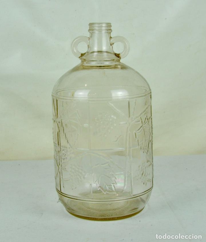 Botellas antiguas: Damajuana inglesa con dos asas - Foto 1